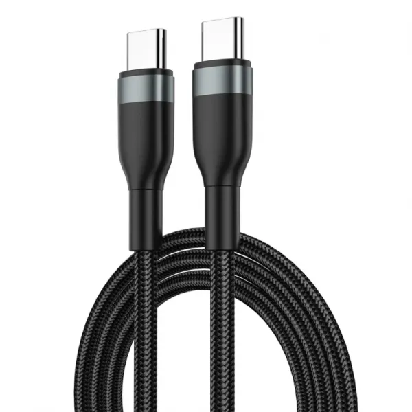 Кабель WIWU Cobra USB-C to USB-C 1m 60W Black