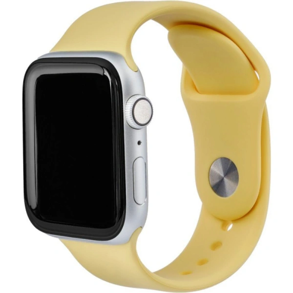 Ремешок силиконовый «vlp» Silicone Band для Apple Watch 42/44 мм, желтый