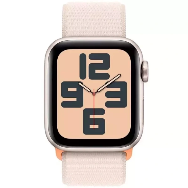 Apple Watch Series SE 2023 44mm Starlight Aluminum Case with Starlight Sport Loop