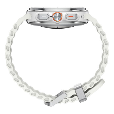 Умные часы Samsung Galaxy Watch Ultra 47мм, ремешок Marine (Titanium White, 2025)