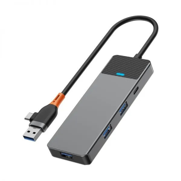 Адаптер HUB WIWU Linker 4in1