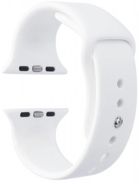 Ремешок силиконовый «vlp» Silicone Band для Apple Watch 38/40 мм, белый