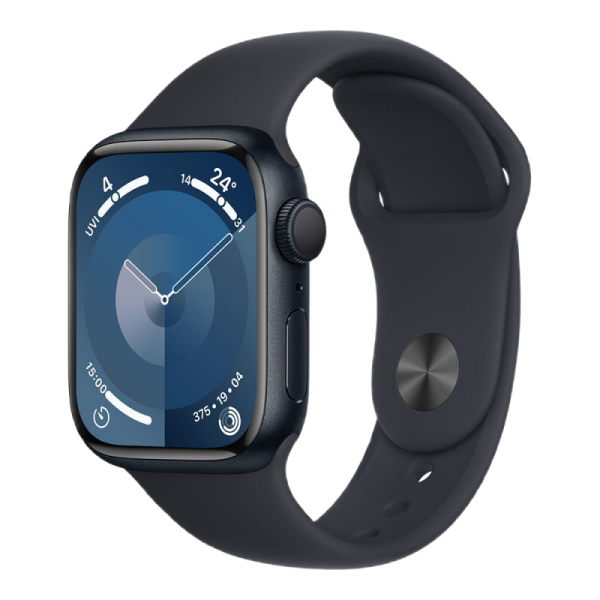 Apple Watch Series 9 41mm Midnight Aluminum Case Midnight Sport Band
