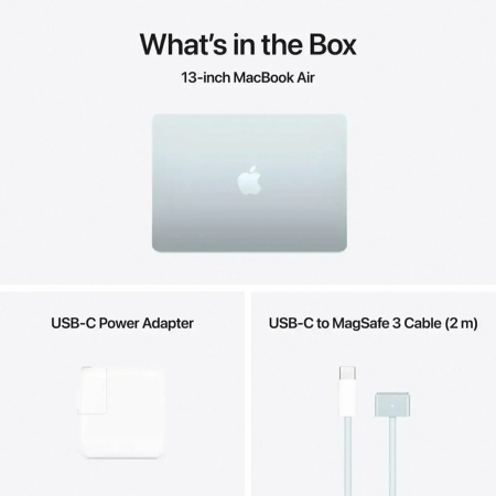 Apple MacBook Air 15 2025 M4/10CPU-10GPU/24GB/512GB Sky Blue MC7D4