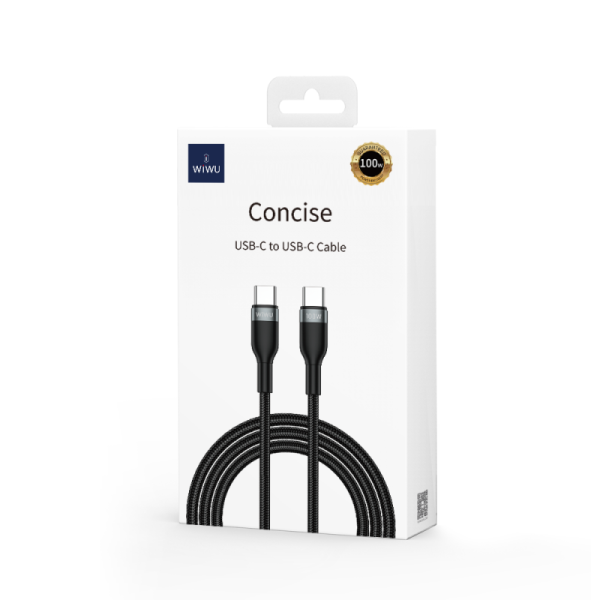 Кабель WIWU Concise USB-C to USB-C 1m 100W