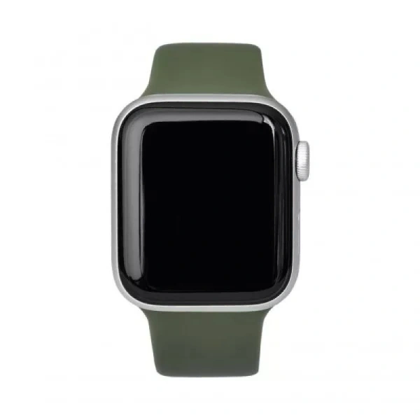 Ремешок силиконовый «vlp» Silicone Band для Apple Watch 42/44 мм, темно-зеленый