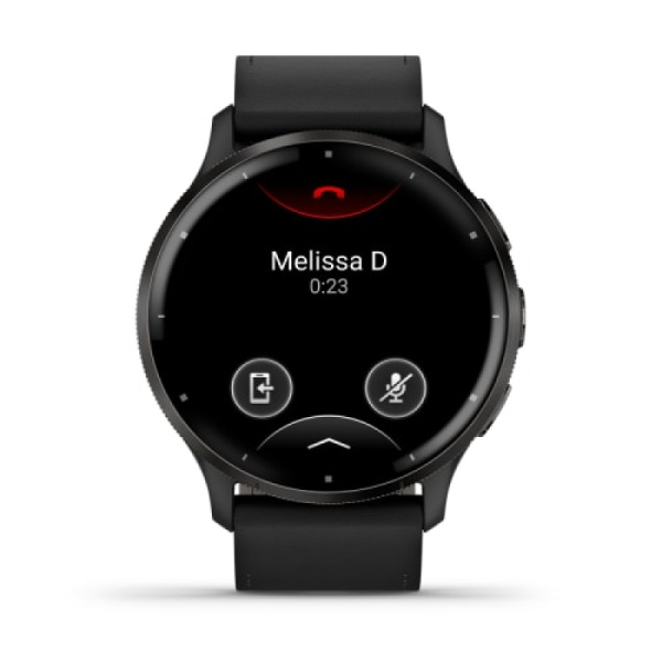 Часы Garmin VENU 3 Slate includes Leather Band