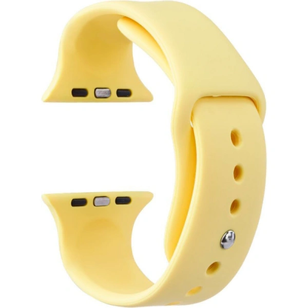 Ремешок силиконовый «vlp» Silicone Band для Apple Watch 42/44 мм, желтый