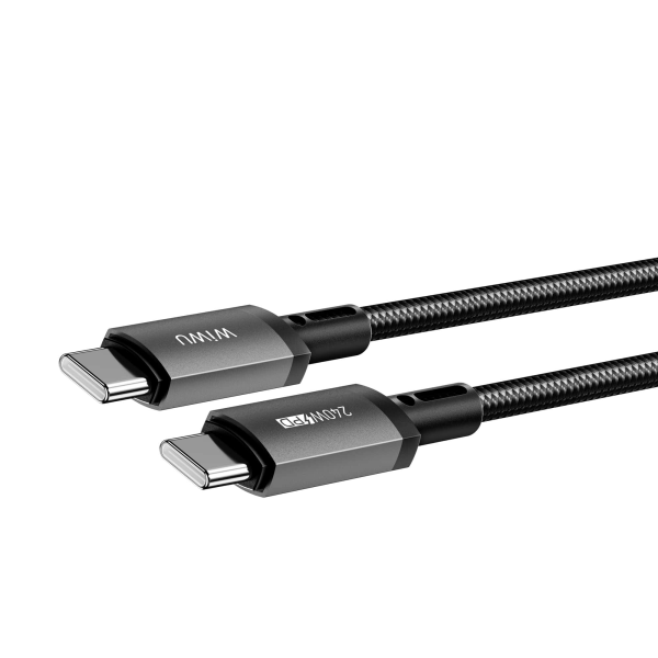 Кабель WIWU Titanlink USB-C to USB-C (Grey)