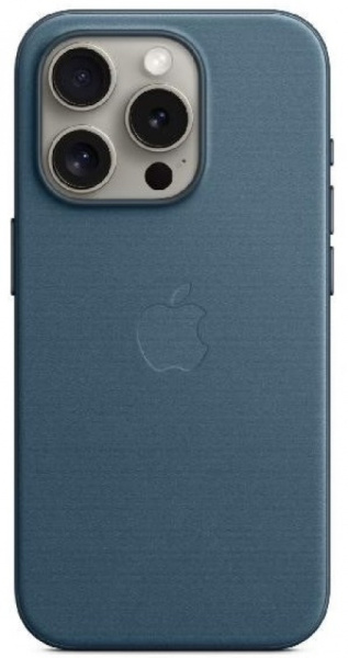 Чехол Apple iPhone 15 Pro FineWoven Case with MagSafe (Pacific Blue)