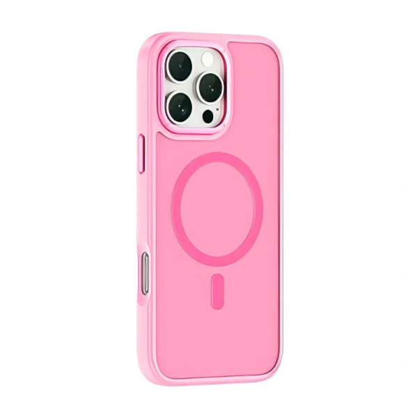 Чехол WIWU iShield Armor Pro MagSafe 16 Pro Max (Pink)