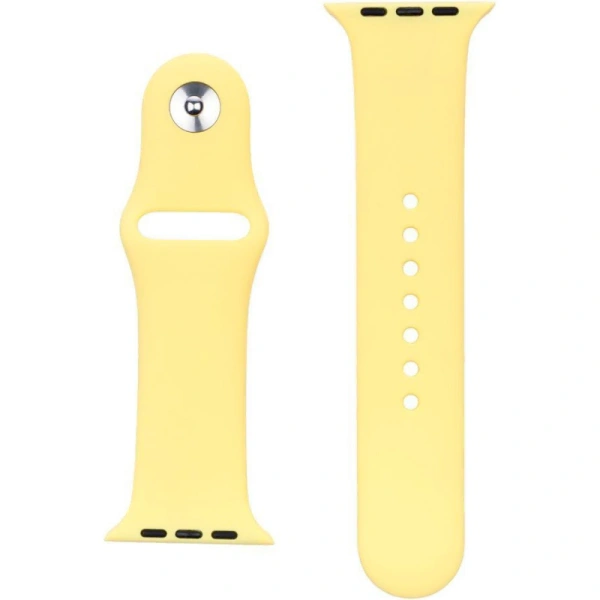 Ремешок силиконовый «vlp» Silicone Band для Apple Watch 42/44 мм, желтый