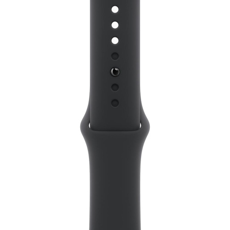 Apple Watch Series 11 42mm Aluminum Space Gray Case Black Sport Band M/L